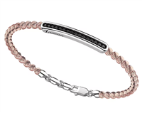 Bracciale Zancan Uomo Atomosphere in Argento Spinello EXB709-R